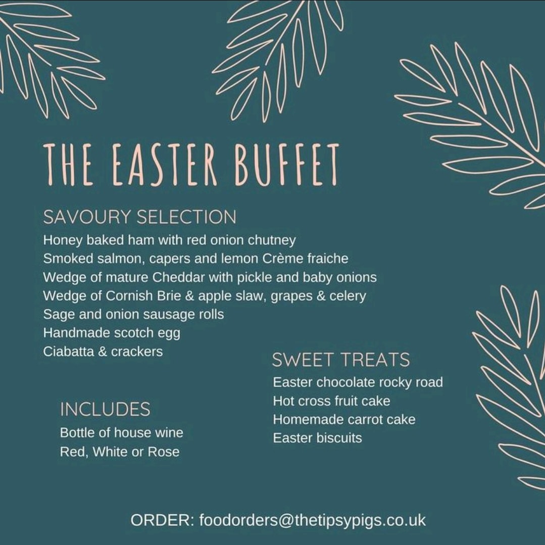 Easter Buffet Home Dining Treat. £40 for 2 person box.