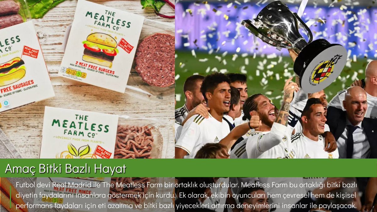 Amaç Bitki Bazlı Hayat ⚽

#realmadrid #themeatlessfarm #meatlessfarm #bitkibazlı #beslenme #yiyecek #spor #gündem #haber #olay #konu #futbol #hayat #yaşam #vegan #vejetaryen #veganizm #ortaklık #ekip #işbirliği #performans