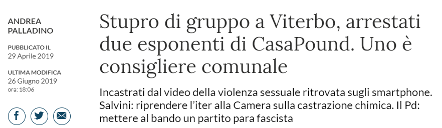 jacopo_at's tweet photo. A #CasaPound l'idea dei pacchi alimentari sarà venuta in mente tra un pestaggio e l'altro https://t.co/BKpO88duwr