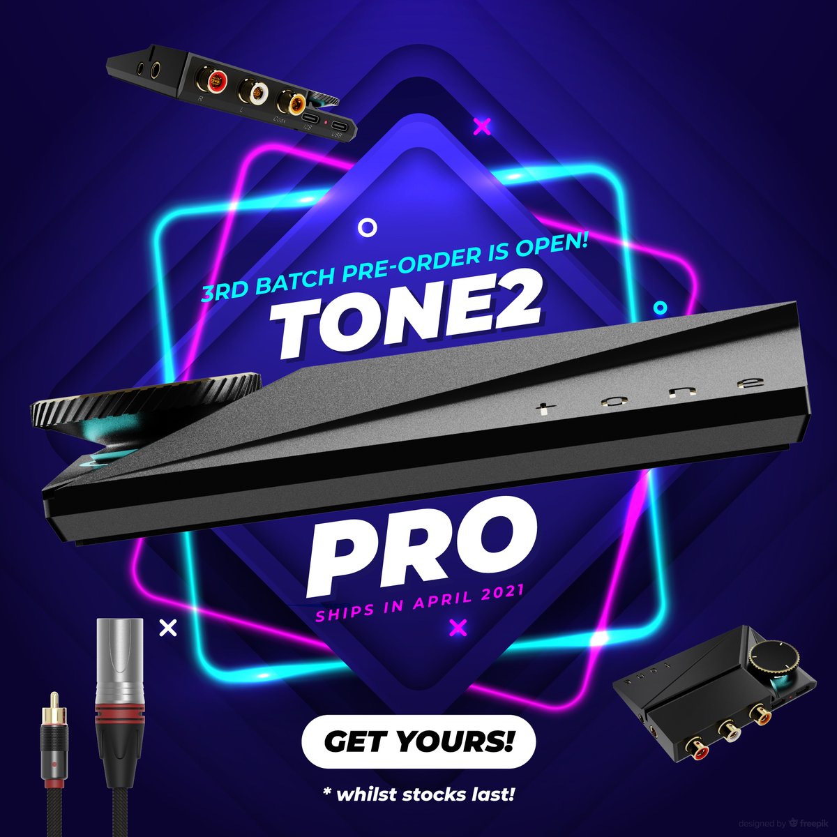khadas_official's tweet photo. Tone2 Pro's 3rd batch of preorders is now open whilst stocks last! Get yours from Khadas Shop: https://t.co/KOr0YFLqTu We've also updated the FAQ: https://t.co/QoDjFFqyE0 #tone2pro https://t.co/xDqpHNV2Dl