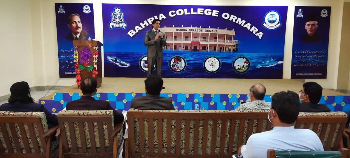 pyfp_ngo's tweet photo. President of PYFP Muhammad Umer Khan addressed at Bahria College Ormara on the occasion of Pakistan Resolution Day.
#professionalyfp #23rdMarchPakistanDay #ResolutionDay #Balochistan #Ormara #PYFP https://t.co/80ec2jzfty