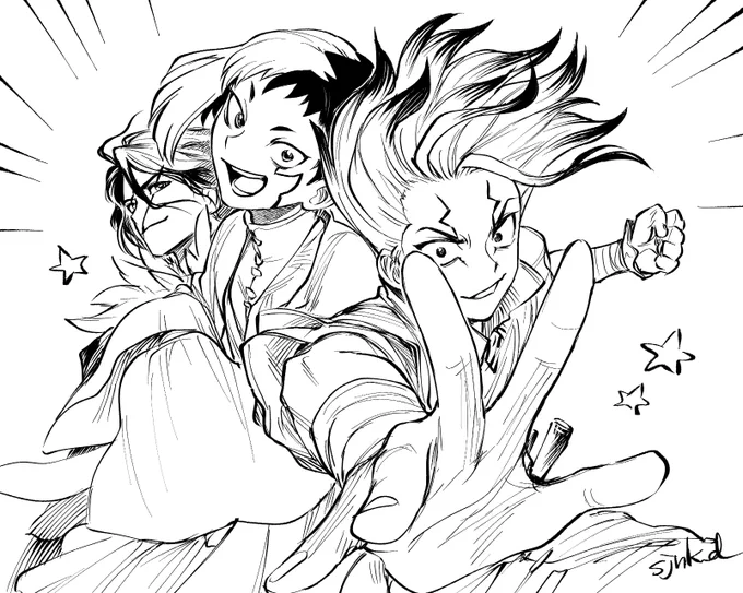 お元気いっぱいらくがき 