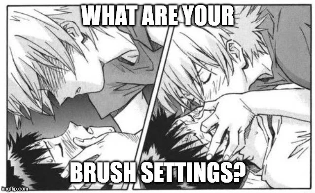 Here is the main brush I use for CSP! All the other settings are disabled/not altered :3 