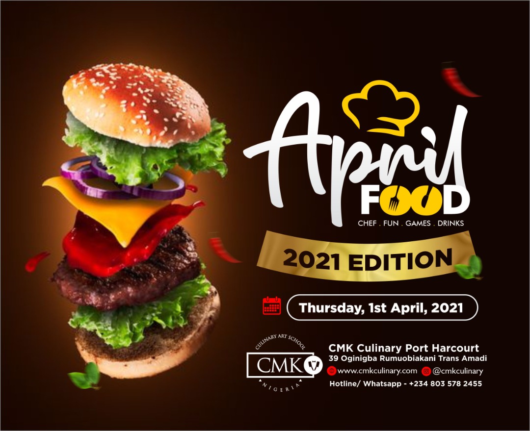 thebrandOma's tweet photo. Join the 2nd Edition of #Aprilfood in Port Harcourt on the 1st of April 2021.
It's a food tasting event, so come let's wet your taste buds with all Nigerian local dishes you can think of.
Attendance is FREE!
No nose Masks, no Entry 🙄.
#PHTwitterCommunity https://t.co/V2ZYJzQDxy