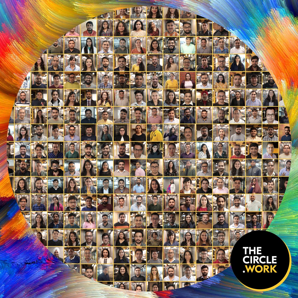 TheCircleWork's tweet image. Rejoicing our vibrant &amp;amp; colourful community. #HappyHoli #Holi2021 #Thecirclework