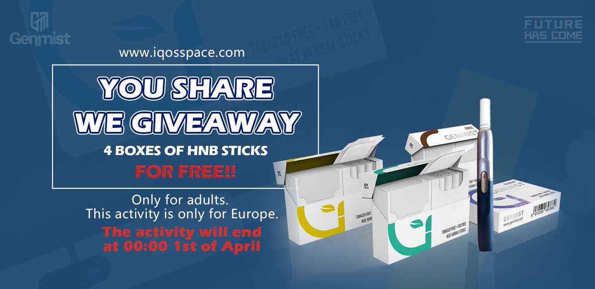ivapeiq's tweet photo. Guys, here comes the Genmist Heat not burn sticks Easter Big #Giveaways  !!

https://t.co/mElwWYhqhA https://t.co/rP87Sh8ZEP