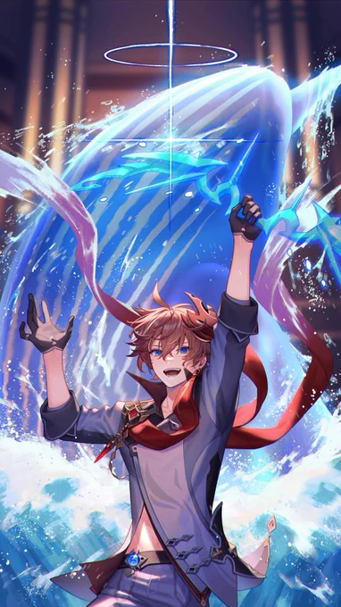 タルタリヤ元素爆発で鯨出してほしい
#原神 