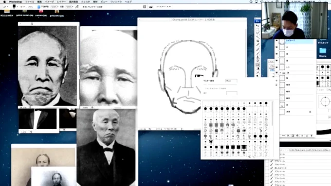 先日の佐賀さいこうアート・オンラインフェスの動画が期間限定で公開されました。
https://t.co/fR8mki1QKY
ウラケンが、挙動不審なしゃべりをしながら、没後100年の佐賀の偉人。大隈重信を描いていく様子が見れます。 