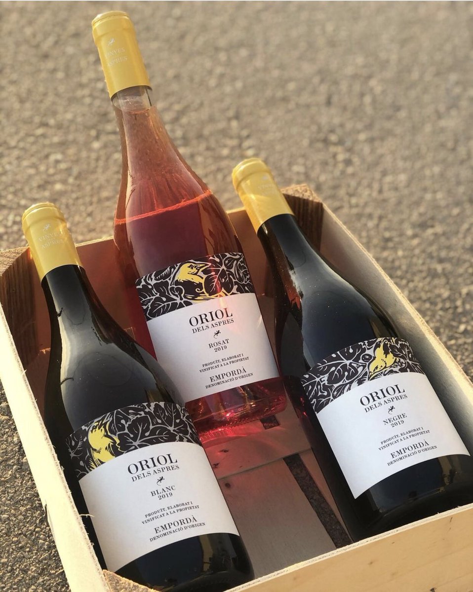 ElParral_'s tweet photo. 🍷ORIOL DELS ASPRES BLANC, ROSAT I NEGRE, tres vins de caràcter empordanès, de varietats tradicionals i d’expressió autèntica🍷
S’ALOU mineral, sotil i persistent... 💫 @ViAspres
@DOEmporda @EmpordaWine #elparral #agrobodega #wines #winelover #tasting https://t.co/RazkfrtUBo