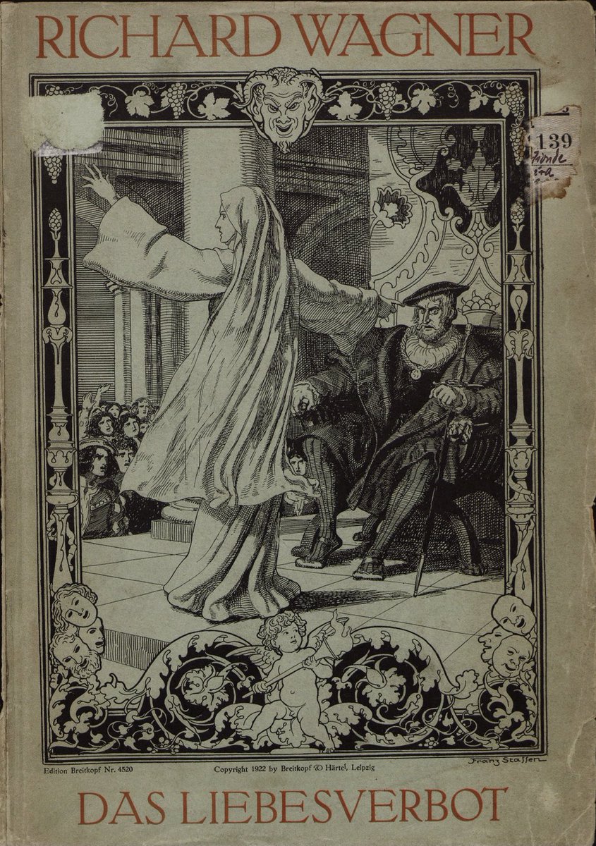 operamagazine's tweet photo. Wagner’s first operatic premiere: Das Liebesverbot was first performed in Magdeburg #OTD in 1836. https://t.co/zT8x54M7Ov