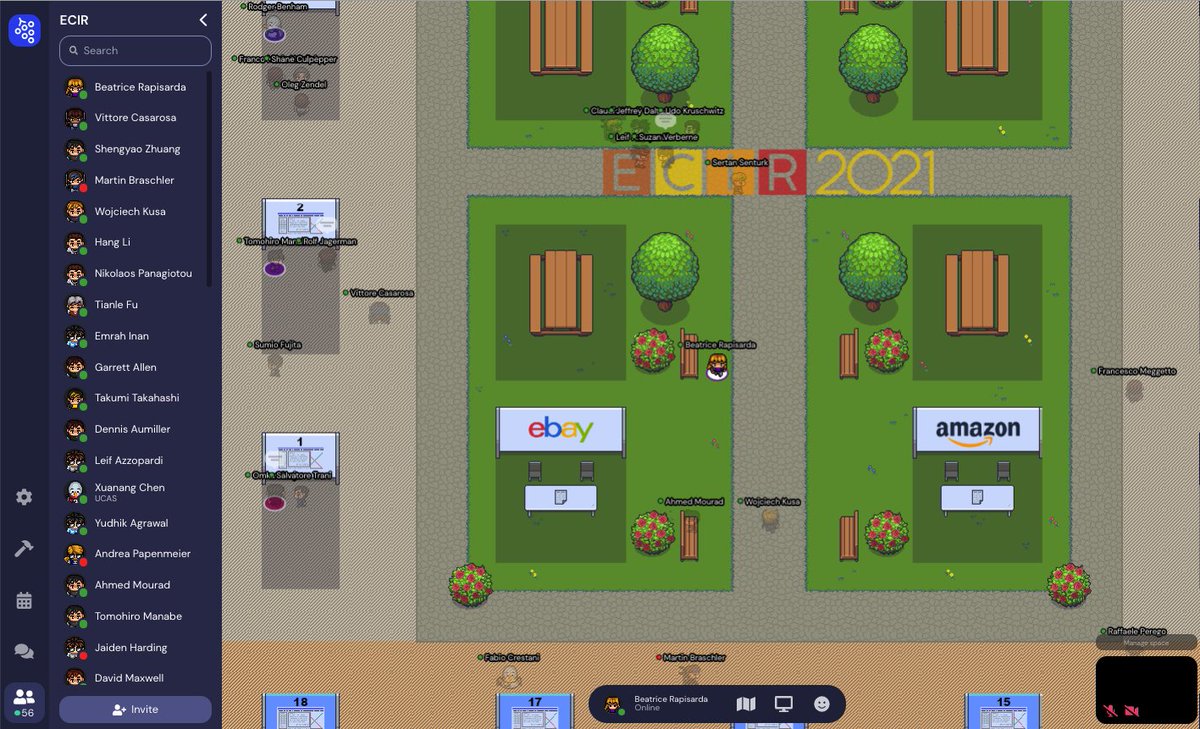 2021Ecir's tweet image. short and #DemoPapers NOW! on gather.town 
follow the instructions here ecir2021.eu/ecir-2021-conf…
@2021Ecir #ECIR2021