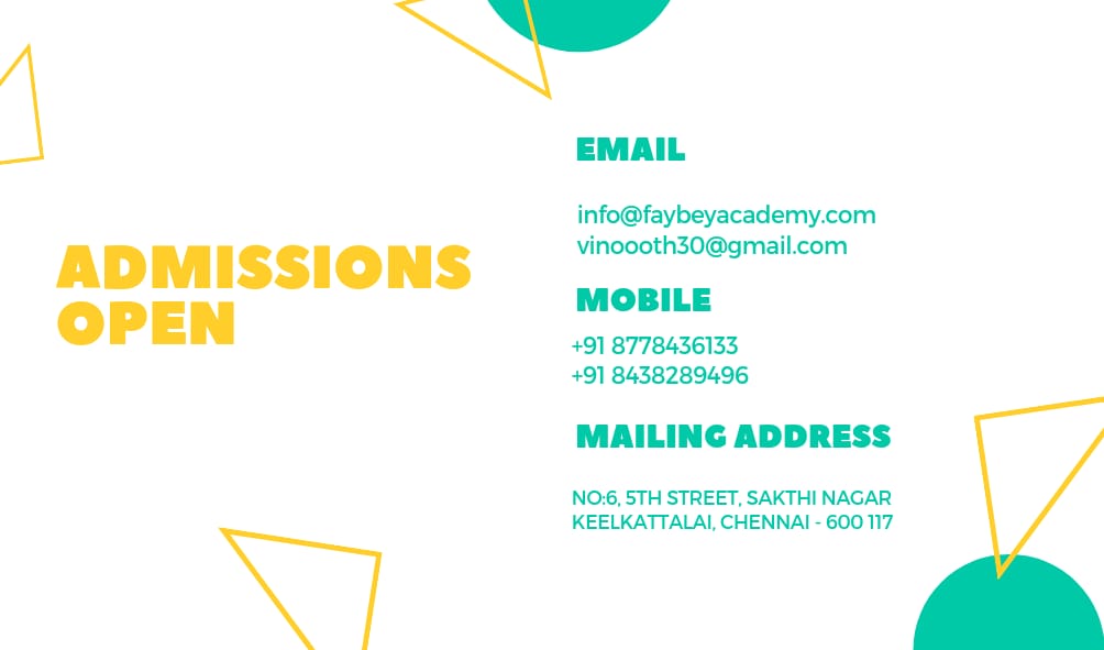 v4everdigital's tweet image. Fay Bey Academy 

We have qualified and experienced professional trainers with extensive industry experience to make sure you get the best.

@faybeyA

#faybeyacademy  #marketingcourse #digitalmarketingcourse
#photoshoptutorial #uiux #designclass #Chennai