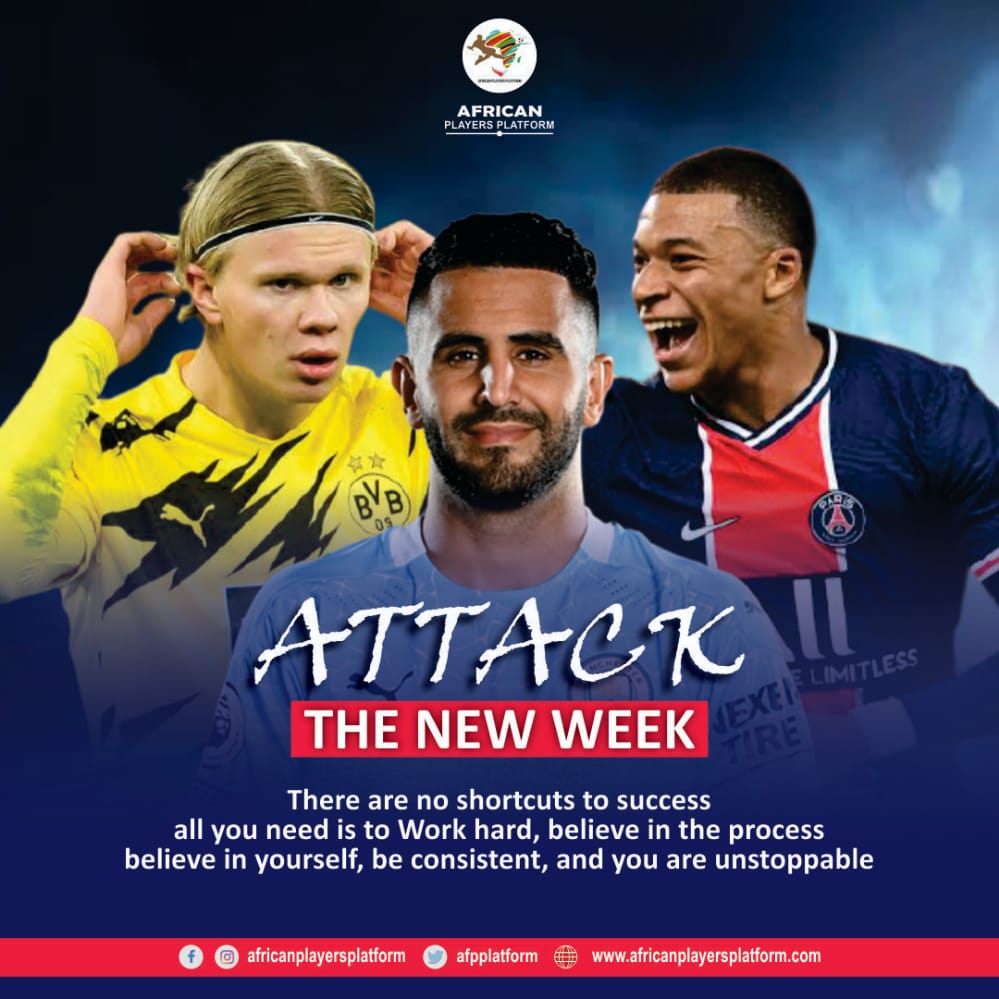 afpplatform's tweet photo. Attack the new week!
Believe in yourself!!
Be consistent and you're unstoppable!!!
#sport #football https://t.co/1lhAnZCt8r