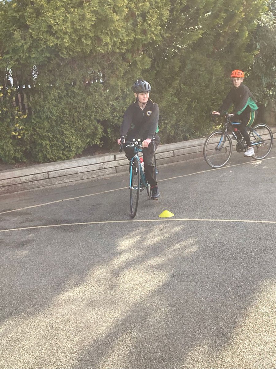TheFirsSchool's tweet photo. Day 1 of Bikeability for 6JN! #bikeright #bikeability https://t.co/0GfWBYMwiR