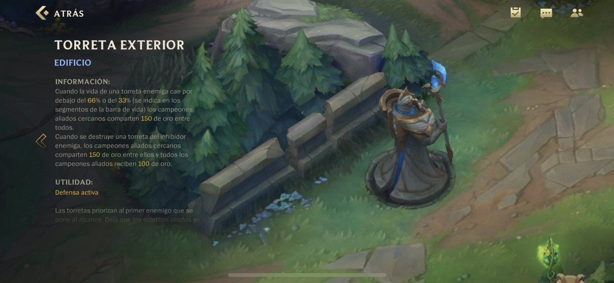 Recordad que antes de buscar partida tenéis toda la información de cada elemento de la Grieta de #WildRift 👊