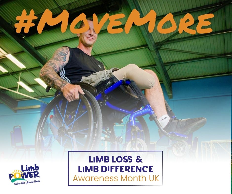 Tomorrow is the start of #LimbLossLimbDifferenceAwarenessMonth. LimbPower plan encourage & engaging amputees and individuals with limb difference in movement physical activity and sport, no matter what your age or ability. There is something for everyone. 
#LLLDAM #MoveMore