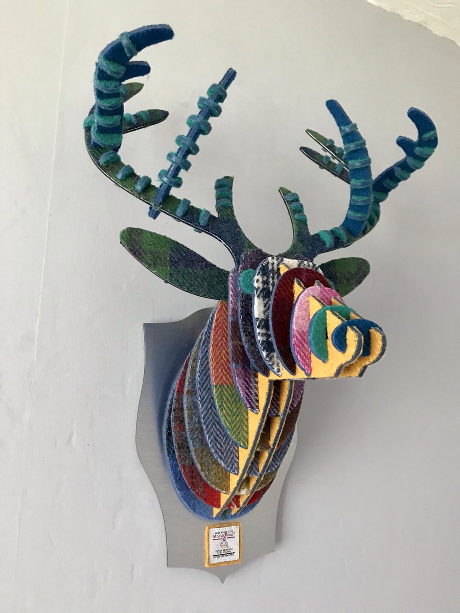 After the experience of making my Homeless Jesus sculpture it’s back to making my stag heads. This commission heading today to Boston Massachusetts.