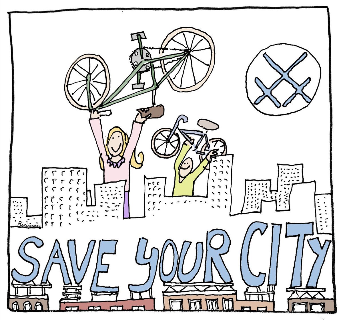 _BiciMan_'s tweet photo. SAVE YOUR CITY #30daysofbiking.#30diasenbici. https://t.co/gyeCFheSfM
