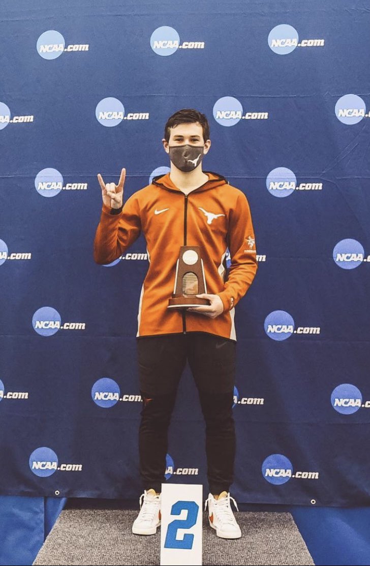 Congrats to our former 2020 Senior Noah Duperre on 2nd place at NCAA’s on 1m springboard and an overall team win with Texas’ Swim &amp; Dive Team! We’re so so proud of all that you have accomplished! <a href="/nduperre11/">Noah</a> #goeagles