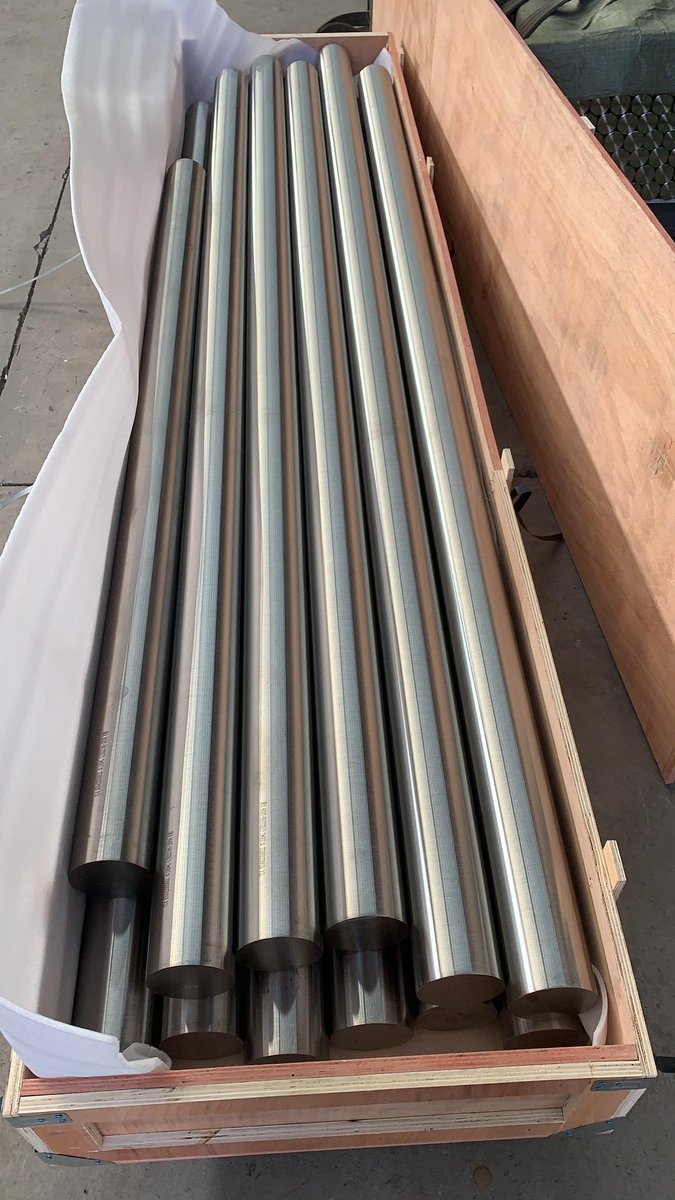 Alex_Titnaium's tweet photo. We are glad to hear these Gr5 titanium round bars proved satisfication for our client from petrochemical industry in Europe. #oil #oilandgas #gas #oilandgasindustry #engineering #industrial #titaniumbar #titaniumrod #Grade5 #annealed #astmb348 #supplier #titaniumsupplier #metals https://t.co/PnshEUTYl9