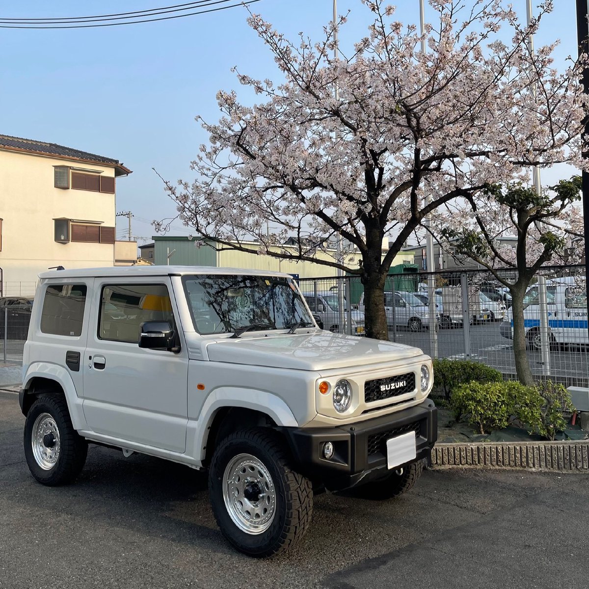 mbk_rb's tweet photo. 桜とジムニーその弐
昨日の雨が悔やまれる…

#桜
#ジムニー
#jimmy
#jb64
#jb74
#work
#TOYOタイヤ
#ガナドール 
#MBRO
#APIO https://t.co/4EjkJhNZbF