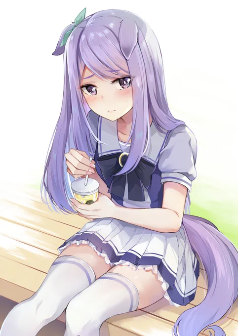 ダイエット中に我慢できず
こっそりハチミツを飲んでしまったマックイーン❤️
#ウマ娘 