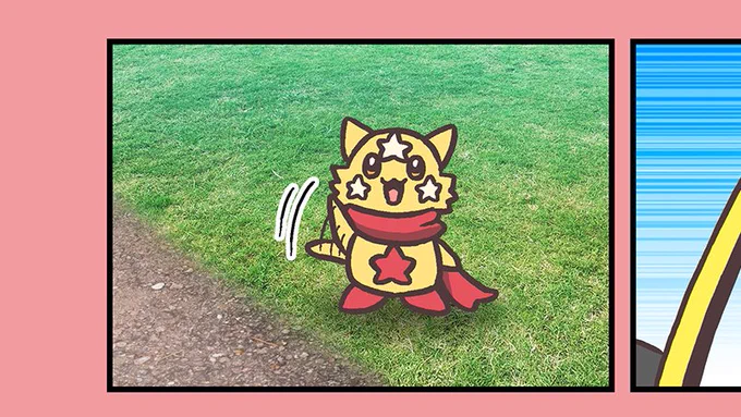 「ネコVSウシ」に出てるメモスターはもう描いてる時ずっと原作者のあたるさんの声が脳内再生されてますw

彼はあたるさんの分身みたいなキャラですからね 