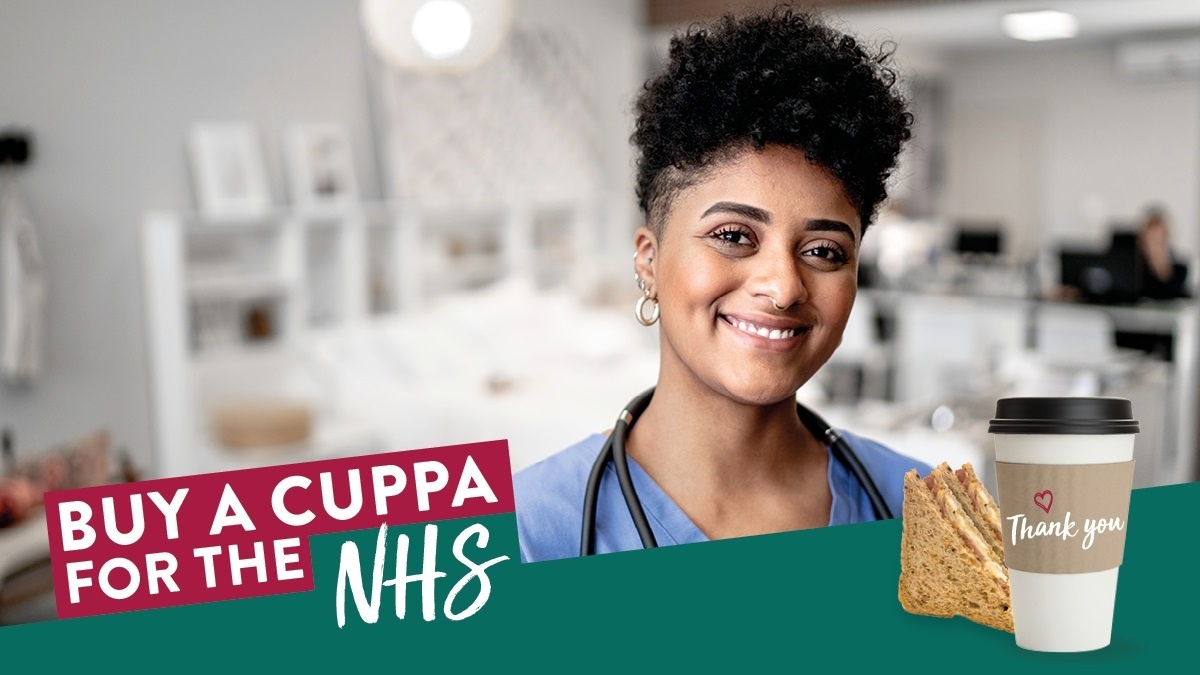 RoyalVolService's tweet image. ☕️ #BuyACuppa for the NHS ☕️ 

Join us in saying thanks to our amazing hospital workers by treating them to a delicious hot drink or lunch. 

Put a smile on faces for just £3 &amp;amp; help us to continue our vital services across Britain. 

Donate here  orlo.uk/TCiV1