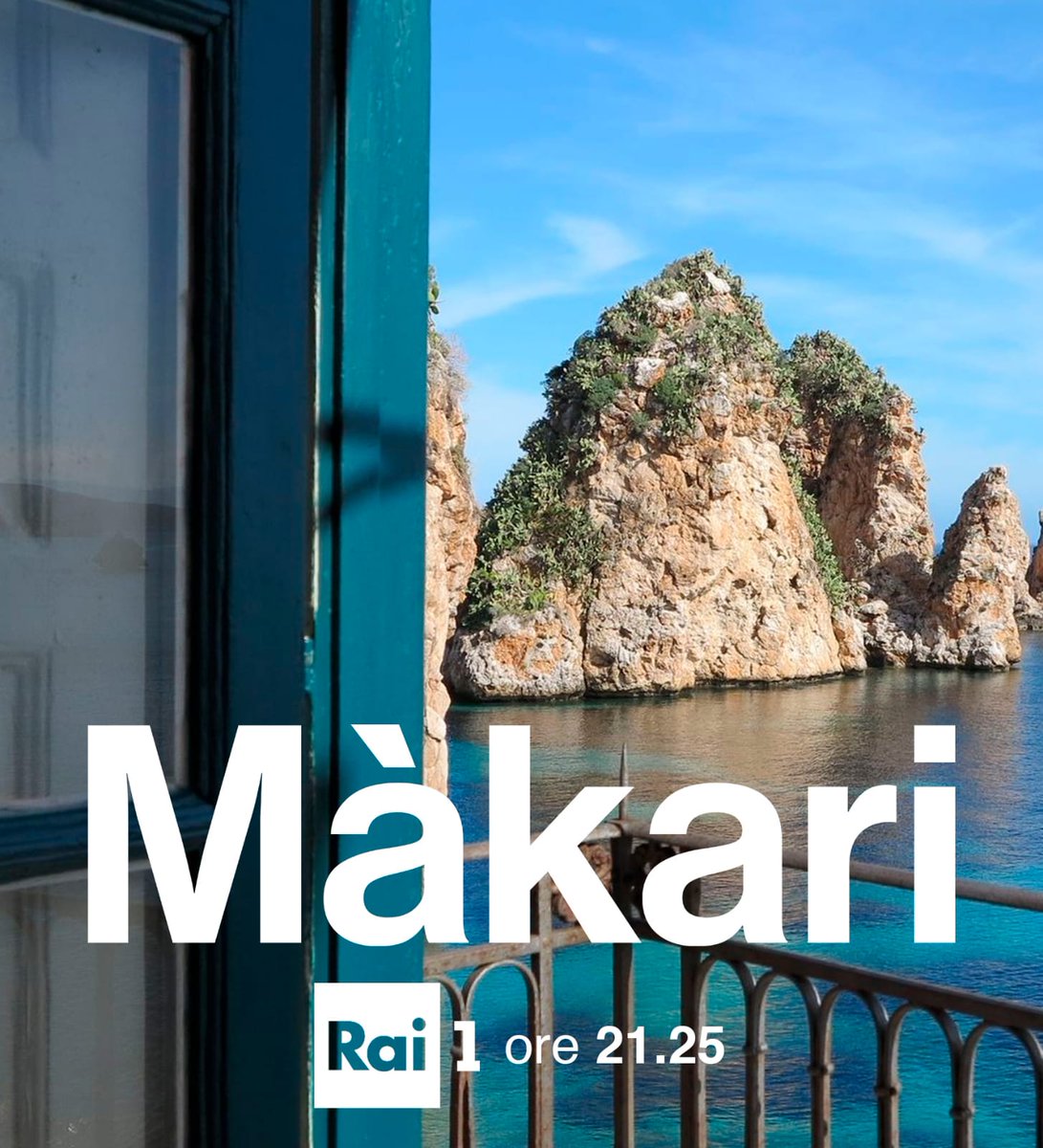 carlopalomar's tweet photo. Questa sera facciamo l’ultimo tuffo nel paradiso di Màkari ❤️
L’appuntamento per l’ultima puntata è alle 21.25 su @RaiUno
#PalomarProduction #Màkari #Rai1 #ClaudioGioè #SaverioLamanna
#DomenicoCentamore #Piccionello
#EsterPantano #Suleima
#lunedì #primaserata #StaseraInTV https://t.co/sQoZrQz3Xu