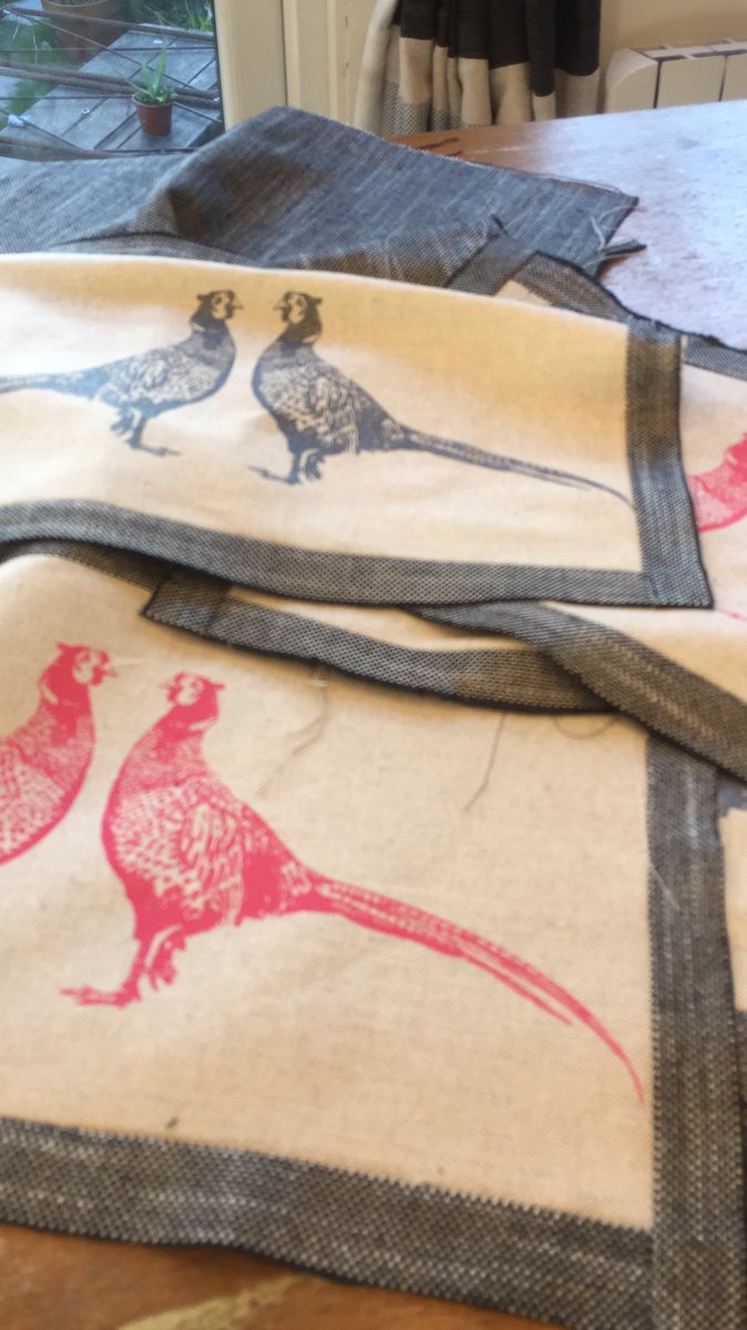 nicolavickery29's tweet photo. The menagerie is herding @stkewinn ready for the new stable bar! Working with @BarnebyGates fabrics and wallpapers is utter joy! https://t.co/AhrOdU3prw
