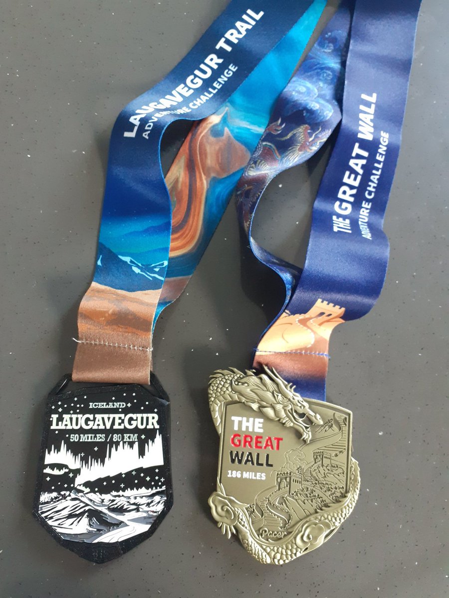Got my medals today for completing 2 trails. The Great Wall challenge was for MIND charity. The page is still open for donations gofund.me/b7b24a6b
<a href="/coopuk/">Co-op</a> #mindcharity #MentalHealthAwareness #wellness