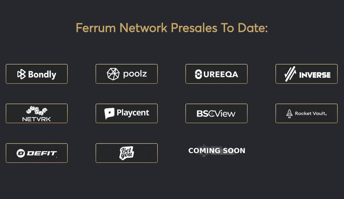 $FRM is undervalued atm

If you haven’t buy $FRM  I would suggest you to get on the train 🚂 

Also More and more #DeFi projects coming for $FRM holders 🔥

I believe this project will be on top 100 coins 💯

<a href="/FerrumNetwork/">FerrumNetwork $FRM</a>