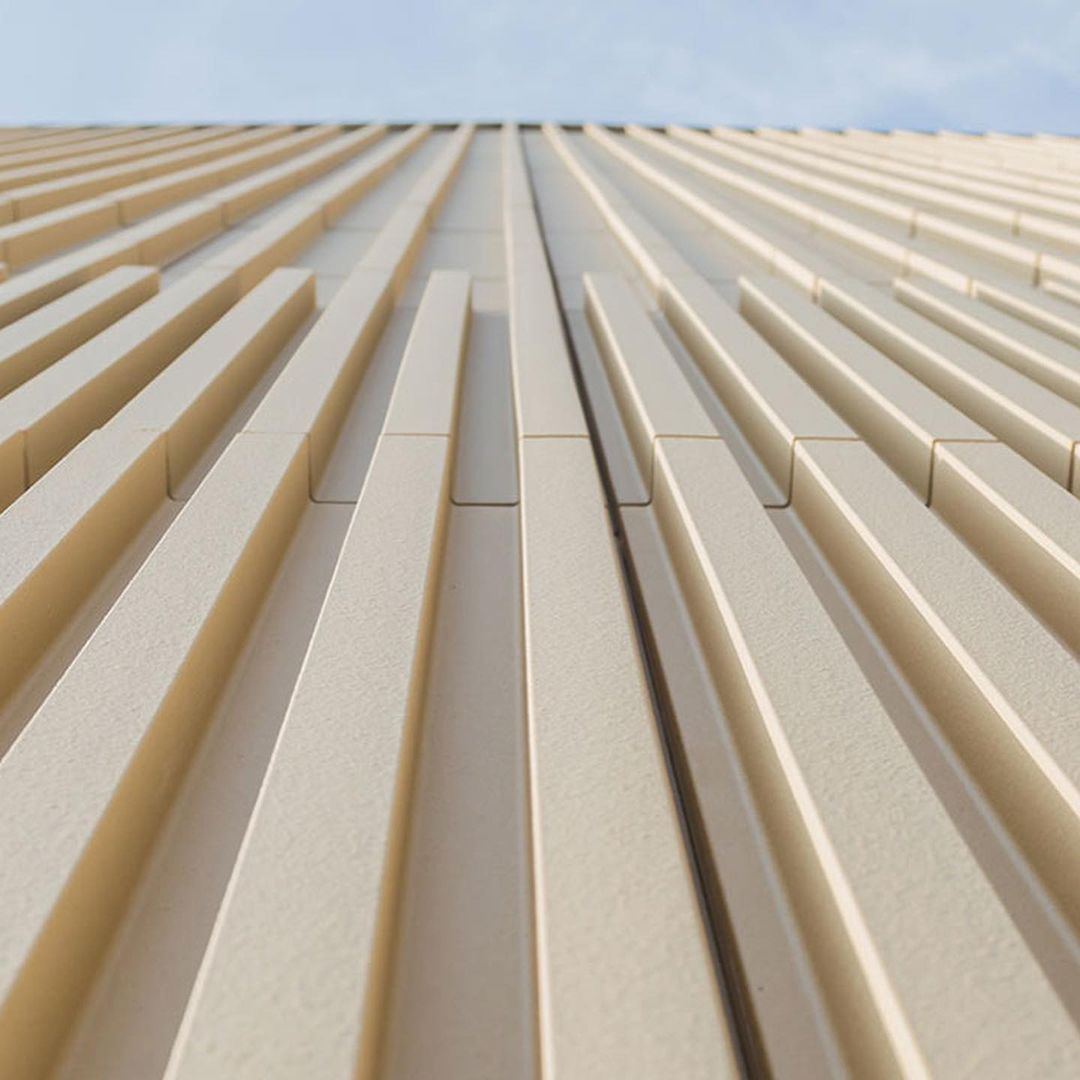 Lopochina's tweet photo. Terracotta facade product

 #architecture  #Building https://t.co/BotRWqv336