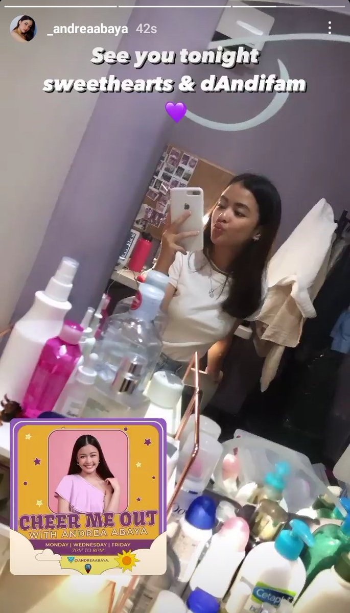 andiblvrs_ofc's tweet photo. Ate Andi's IG Story ♡ @iamandreaabayaa https://t.co/QuiVpi2SkC