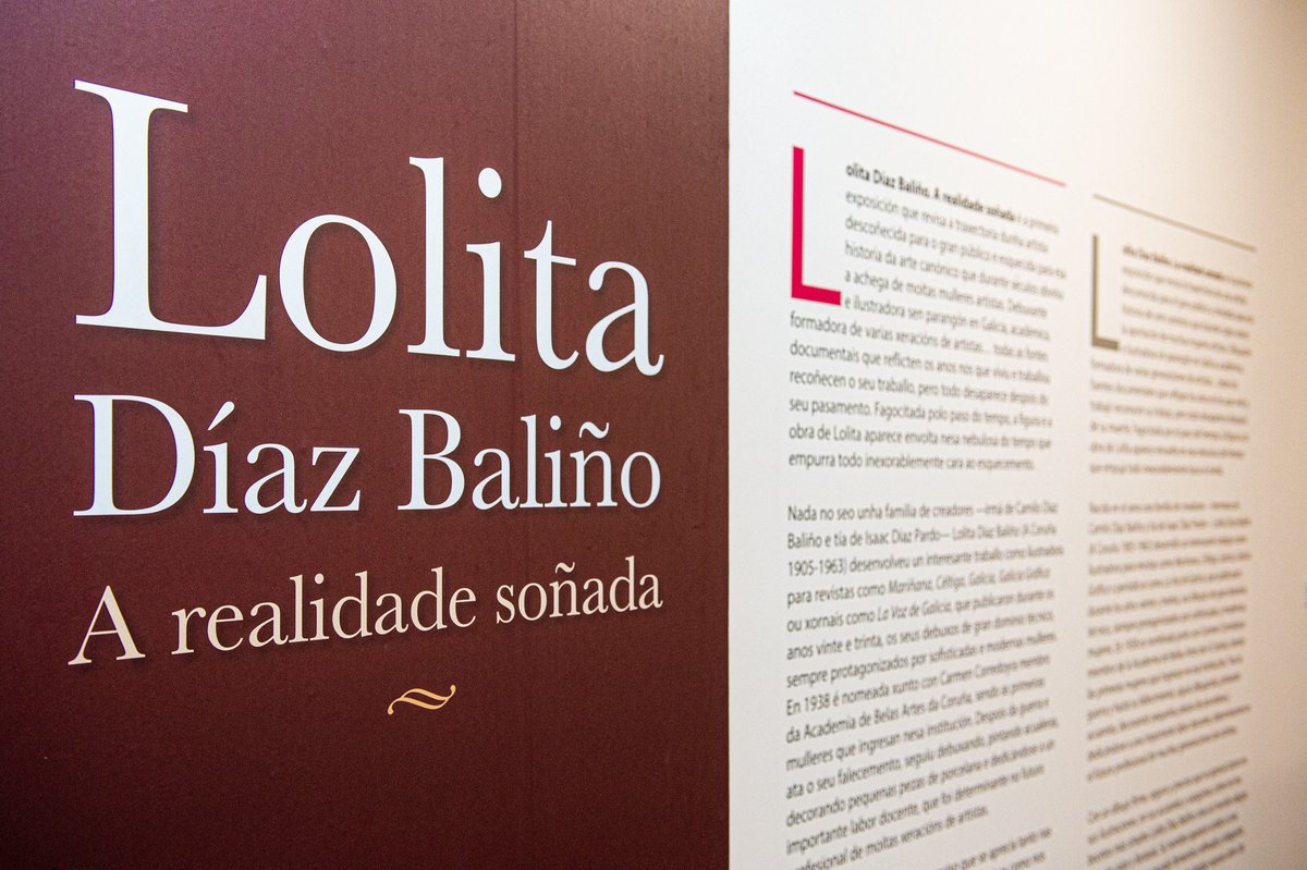FundLuisSeoane's tweet photo. Hoxe é luns e a @FundLuisSeoane está pechada, así que convidámosvos a achegarvos á exposición dedicada a #LolitaDíazBaliño comisariada por @rosarsarmiento a través do documental realizado por @XurxoLobato, dispoñible a través da nosa web: https://t.co/4wVoVsS0oJ https://t.co/RvyXeKbbOc