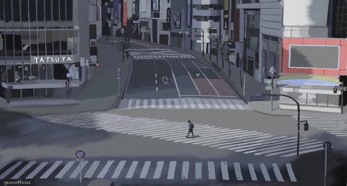 「横断歩道 風景」のTwitter画像/イラスト(人気順)