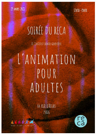 MazereauReca's tweet photo. L'Animation pour Adultes : table ronde organisée par les étudiants de Sainte Geneviève dans le cadre des Soirées du RECA. Aujourd'hui à partir de 17h30 :
https://t.co/kXg35wG1IR https://t.co/NsLr0bvUUt