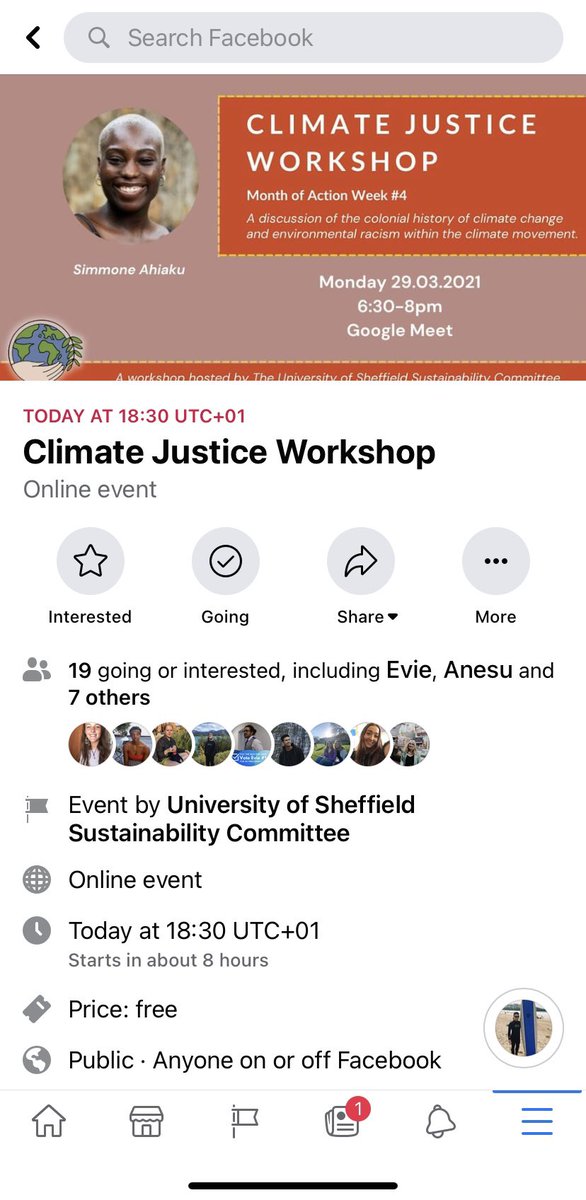 This evening we will be hosting a Climate Justice Workshop with the brilliant Simmone Ahiaku. An award winning changemaker, campaigner and activist who has contributed to environmental social and cultural work across the UK. Everyone is welcome to join ! Check out FB for info.