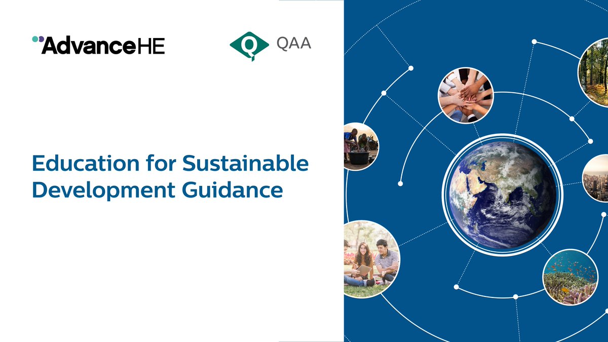 QAAtweets's tweet photo. In partnership with @AdvanceHE we have launched new guidance on Education for Sustainable Development. The revised guidance is intended to help UK HE institutions incorporate #ESD within their curricula.
Access the guidance here: https://t.co/af8wNLwUlv
#ESDLaunch #Sustainability https://t.co/pISRMnwnQo