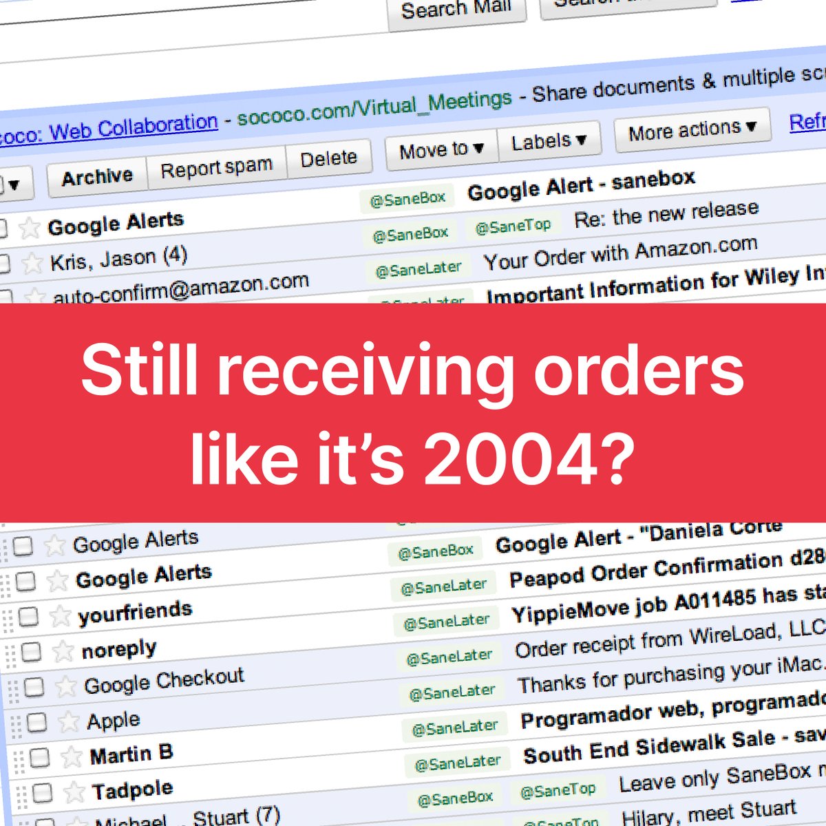 Digging through your inbox for orders? With Smidyo, you can easily have all your orders in one place. Get started today at smidyo.com