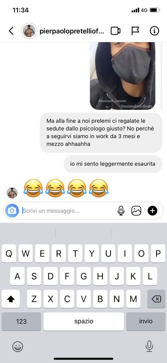 lavalentinaaaaa's tweet photo. Io mi sento leggermente perculata da Pedropablo oggi. Te possino .... 🤘🏻

#PRELEMI https://t.co/jCyP4kvX3i