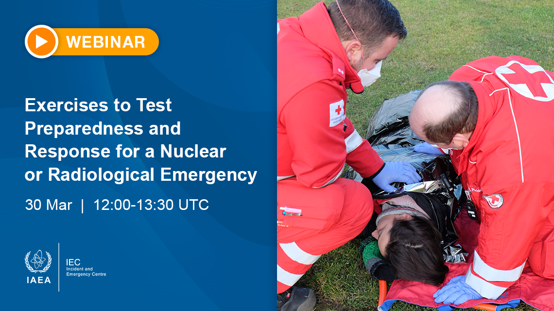 IAEANS's tweet image. What will you get from this 💻webinar?
💡Knowledge on the exercise process for diverse scenarios
💡Updates on IAEA 📘 advice on preparing, conducting, &amp;amp; evaluating exercises that test #nuclear/☢️radiological #emergency preparedness
Register ➡️ bit.ly/3lTP7zo