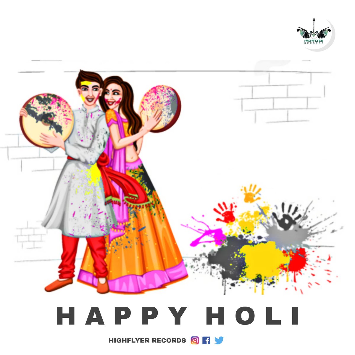 highflyerecords's tweet photo. Happy Colourful Holi To Everyone ๐
#HighflyerRecords https://t.co/fdwyrYjube