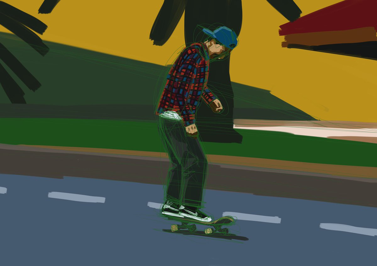 ラフ画を集めてみた パッと見る分にはこっちのがスッキリして入ってきやすいんよなー コサカダイキ イラストレーターのイラスト