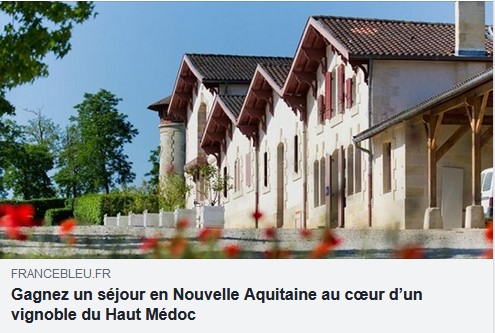 🔴 [JEU CONCOURS] 
Du 29 mars au 2 avril, <a href="/francebleuparis/">France Bleu Paris IDF</a> et Gîtes de France Gironde vous offre un séjour !
Appelez votre radio au 01.42.30.10.10 et inscrivez-vous pour jouer en direct dans l’émission Embarquement Immédiat entre 11h et 12h
Modalités ▶ bit.ly/3swbKMU