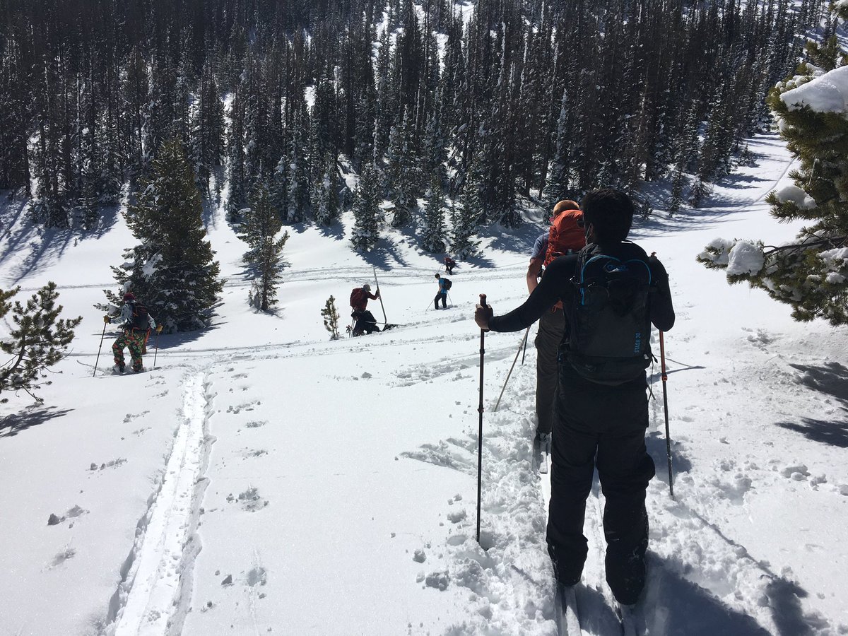 CSSWildSurvival's tweet photo. Absolutely magnificent terrain as we ski into the backcountry! https://t.co/W04NMpoIJM
