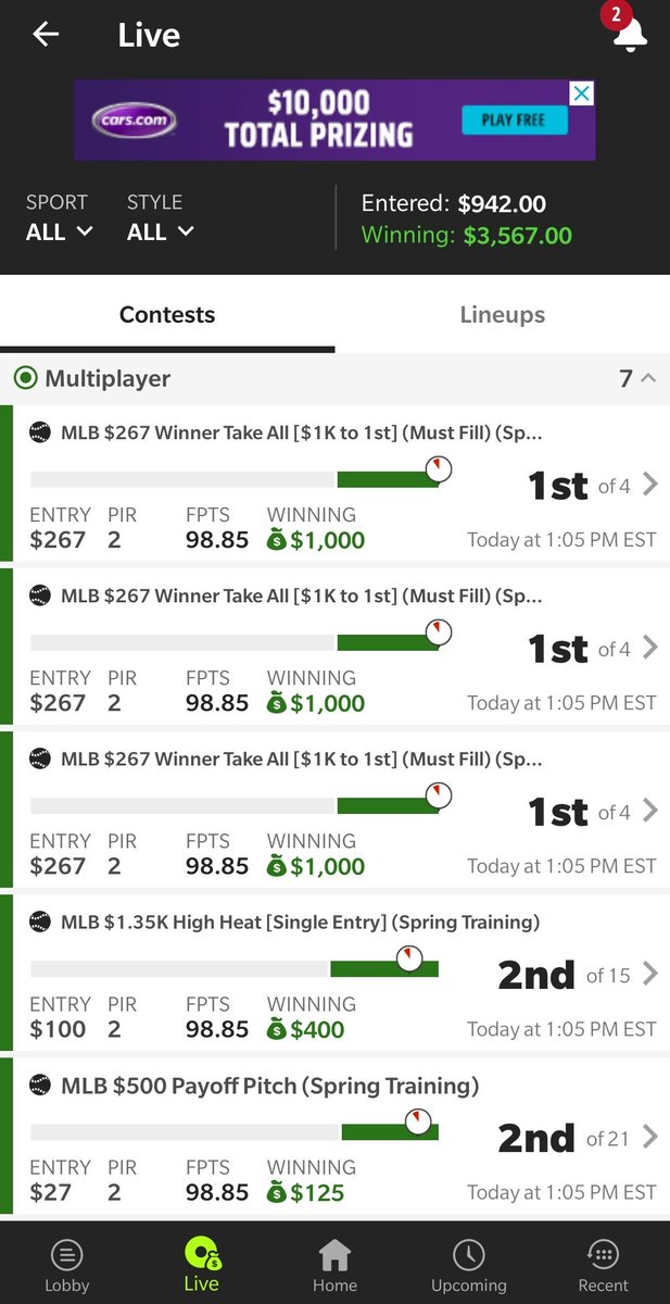 dfsscoobs's tweet image. You can say I'm ready for the MLB season 😤