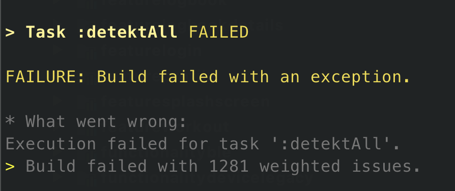 My recent article serves as #documentation in a project. It was my goal to provide a good understanding for all members. You can use it also in your project.

How to use #detekt  in a multi-module project?  -> selfformat.com/blog/2021/03/2…

#fail #error #code #AndroidDev #Android