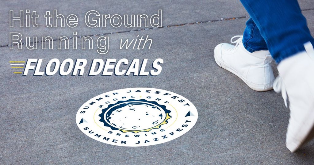 DocuSource's tweet image. When things are looking up, that’s usually a good sign. But people can also find a good sign when they’re looking down.

Use Floor Decals to maximize open floor space for promotional and directional signage. 

#floordecals #slipresistant #durable #highquality #signage #removable