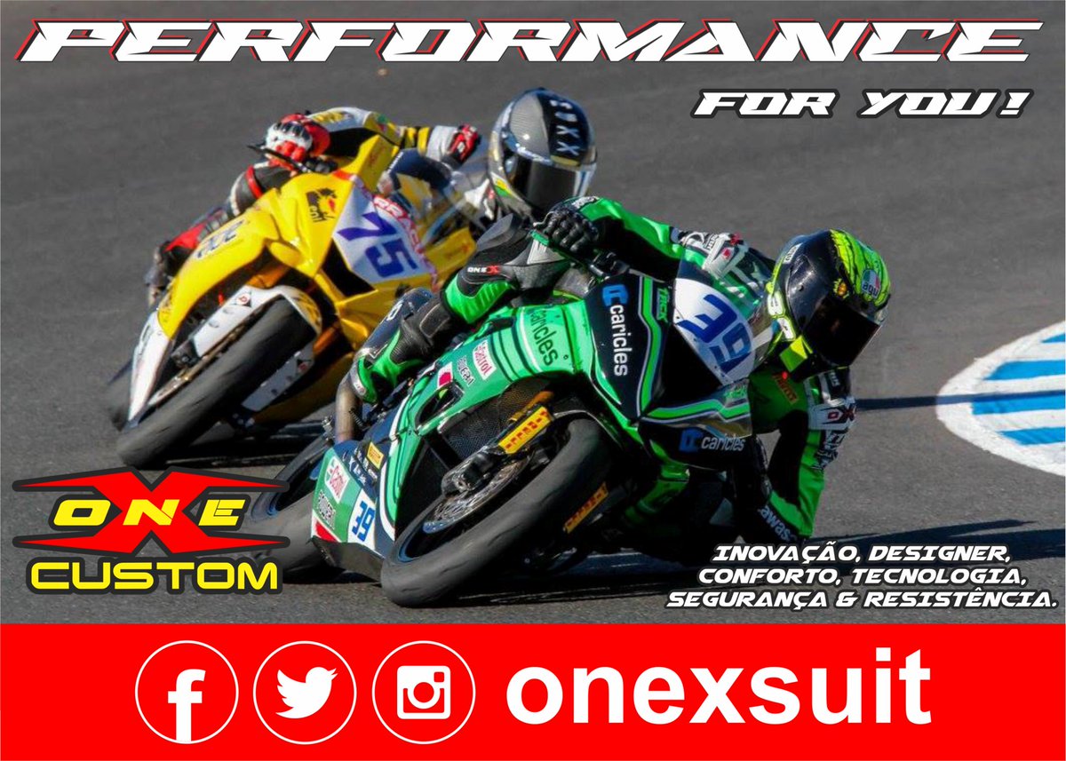 Performance e tecnologia, personalizado do seu jeito.
Entre em contado e faça seu orçamento.

#onexsuit #onexyoursize #onexcustom #wsbk #motogp #finenduranceword #wec #excelência #segurança #motovelocidade #ridesbrasil #felipporacing #fullmann.sbk #r2designer